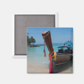 Traditionelles Thai-Boot Magnet (Vorderseite/Rückseite)