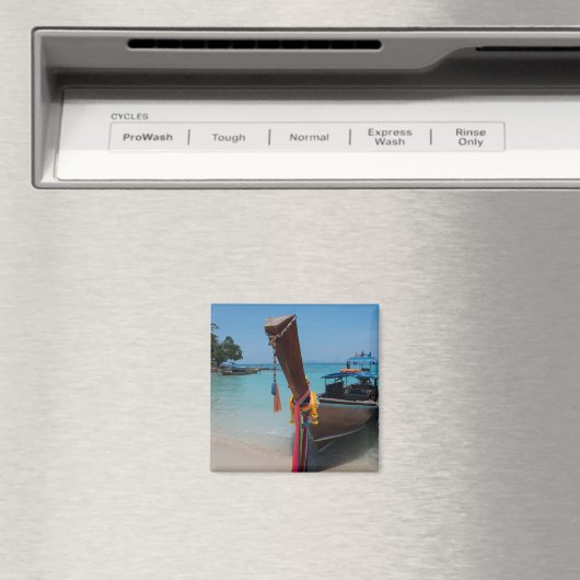 Traditionelles Thai-Boot Magnet (In Situ (Geschirrspüler))