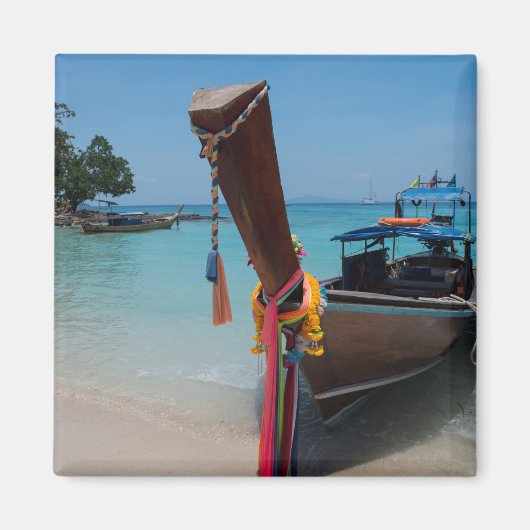 Traditionelles thailändisches Boot Magnet (Vorne)