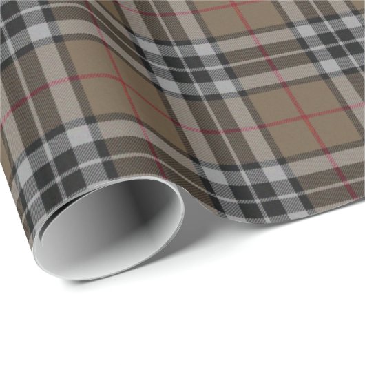 Traditionelles Thompson Junting Tartan Geschenkpapier (Rolleneckpunkt)