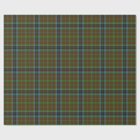 Traditionelles Thomson Tartan Kariert Wrapping Pap Geschenkpapier (Flach)