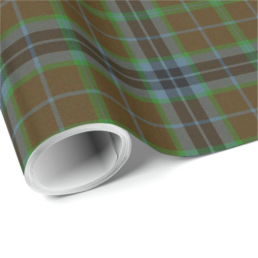 Traditionelles Thomson Tartan Kariert Wrapping Pap Geschenkpapier (Rolleneckpunkt)