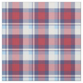 Traditionelles US Red White Blue Tartan Muster Stoff (Muster)