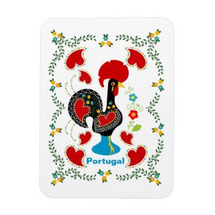 Traditionelles Verzeichnis Portugals in schwarz Magnet