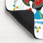 Traditionelles Verzeichnis Portugals in schwarz Mousepad (Ecke)