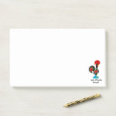 Traditionelles Verzeichnis Portugals in schwarz Post-it Klebezettel (Auf Schreibtisch)