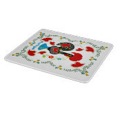 Traditionelles Verzeichnis Portugals in schwarz Schneidebrett (Ecke)