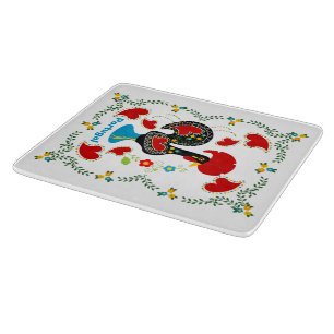 Traditionelles Verzeichnis Portugals in schwarz Schneidebrett