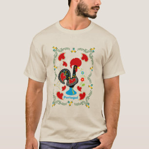 Traditionelles Verzeichnis Portugals in schwarz T-Shirt