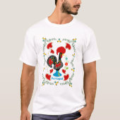 Traditionelles Verzeichnis Portugals in schwarz T-Shirt (Vorderseite)