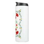 Traditionelles Verzeichnis Portugals in schwarz Thermosbecher (Nach rechts gedreht)