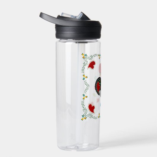 Traditionelles Verzeichnis Portugals in schwarz Trinkflasche (Rechts)