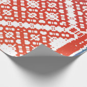 Traditionelles verziertes mexikanisches Talavera.  Geschenkpapier (Ecke)