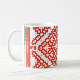 Traditionelles verziertes mexikanisches Talavera. Kaffeetasse