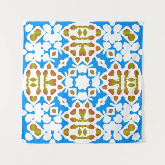 Traditionelles verziertes mexikanisches Talavera.  Wandteppich (Vorderseite)