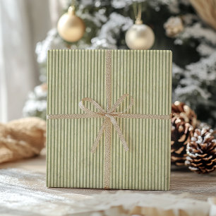 Traditionelles Vintage-Grün-Weihnachtspapier Geschenkpapier