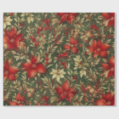 Traditionelles Vintages Katzenweihpapier Geschenkpapier (Flach)