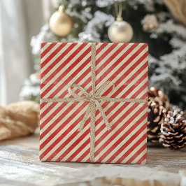 Traditionelles Vintages Rotweihnachtspapier Geschenkpapier