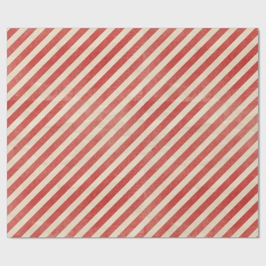 Traditionelles Vintages Rotweihnachtspapier Geschenkpapier (Flach)