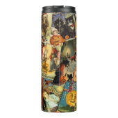 Traditionelles Vintages Viktorianisches Halloween- Thermosbecher (Rückseite)