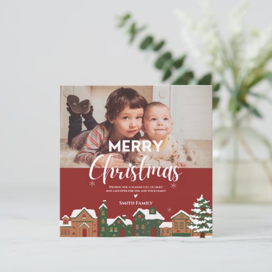 Traditionelles Weihnachts-Foto (Stehend Vorderseite)