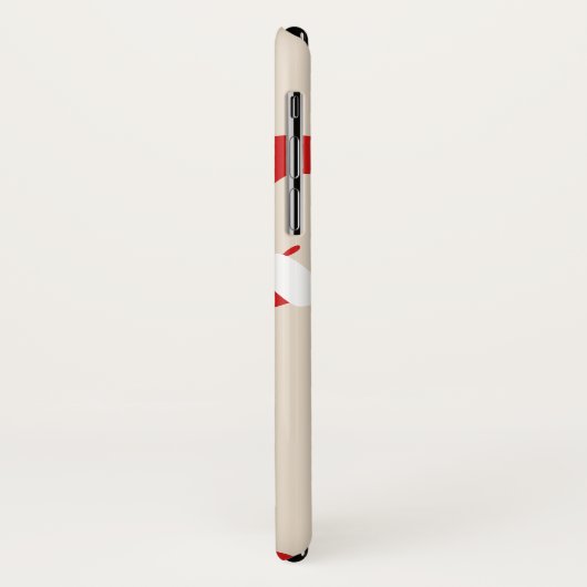 Traditionelles Weihnachts-Strumpf-Muster Case-Mate iPhone Hülle (Hinten/Links)