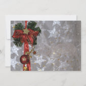 Traditionelles Weihnachtsausstellungsessen Einladung (Rückseite)