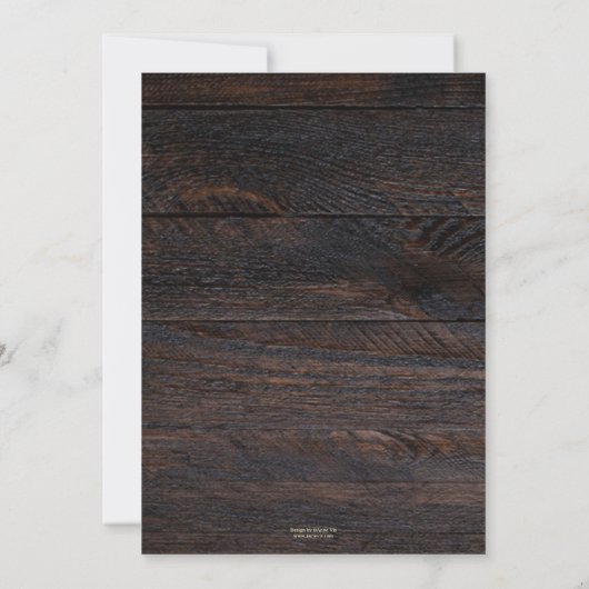 Traditionelles Weihnachtsessen mit Wein und Kerzen Einladung (Rückseite)