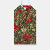 Traditionelles Weihnachtsfest Geschenkanhänger (Rückseite)