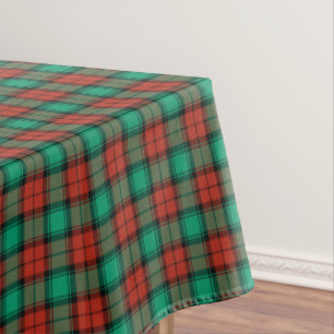 Traditionelles Weihnachtsfest Kariert Tischdecke