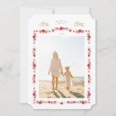 traditionelles Weihnachtsgeschenk Feiertagskarte (Vorderseite)