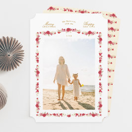 traditionelles Weihnachtsgeschenk Feiertagskarte