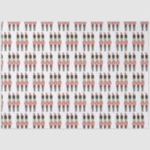 Traditionelles Weihnachtsgeschenk für Wasserfarben Seidenpapier (Vorderseite)