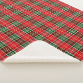 Traditionelles Weihnachtskariertuch Sherpadecke (3/4)