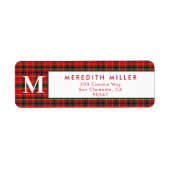 Traditionelles Weihnachtsrot und Grün Kariert (Vorne)