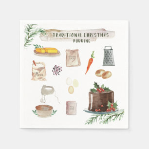 Traditionelles Weihnachtsspiel Feiertag Serviette