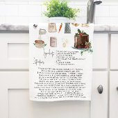 Traditionelles Weihnachtsspiel | Rezept Heirloom Geschirrtuch