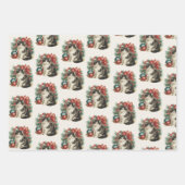 Traditionelles Weihnachtswrapping Papier (Vorderseite 3)