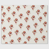 Traditionelles Weihnachtswrapping Papier Geschenkpapier (Flach)