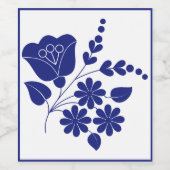 Traditionelles Weinetikett (Einzelnes Label)