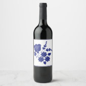 Traditionelles Weinetikett (Vorderseite)