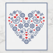 Traditionelles Weinetikett (Einzelnes Label)