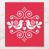 Traditionelles Weinetikett (Einzelnes Label)