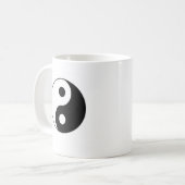 Traditionelles Yin Yang Kaffeetasse (Vorderseite Links)