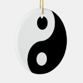 Traditionelles Yin Yang Keramik Ornament (Rechts)