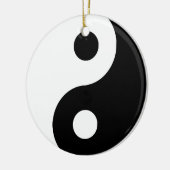 Traditionelles Yin Yang Keramik Ornament (Links)