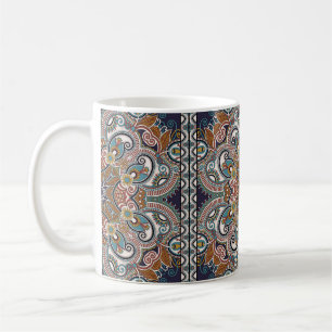 Traditionelles Ziergebirge Paisley Bandanna. Yo Kaffeetasse