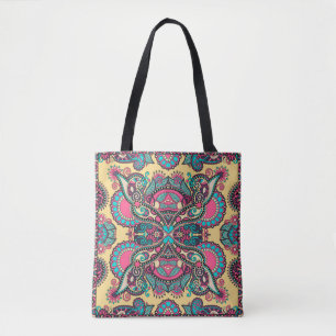 Traditionelles Ziergebirge Paisley Bandanna. Yo Tasche