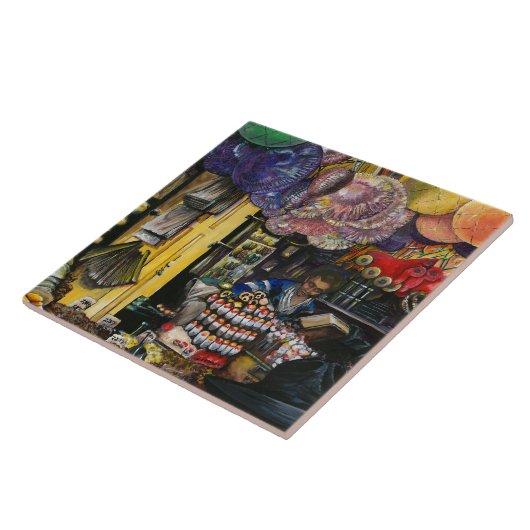 Traditionen des alten Handels, Jerusalem Fliese (Seite)