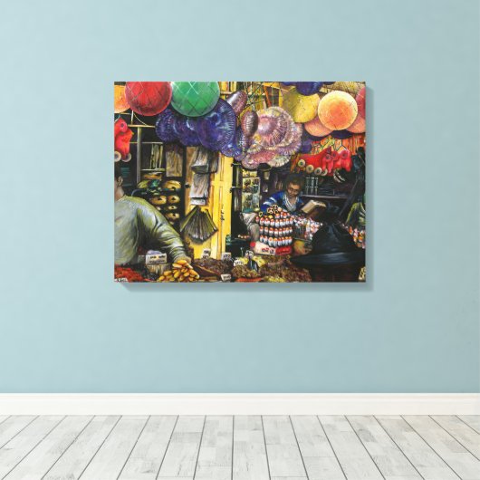 Traditionen des alten Handels, Jerusalem Leinwanddruck (Insitu (Holzboden))